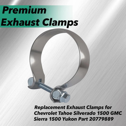 Exhaust Clamp for GMC Sierra Yukon XL Chevrolet Avalanche (2008–2024)