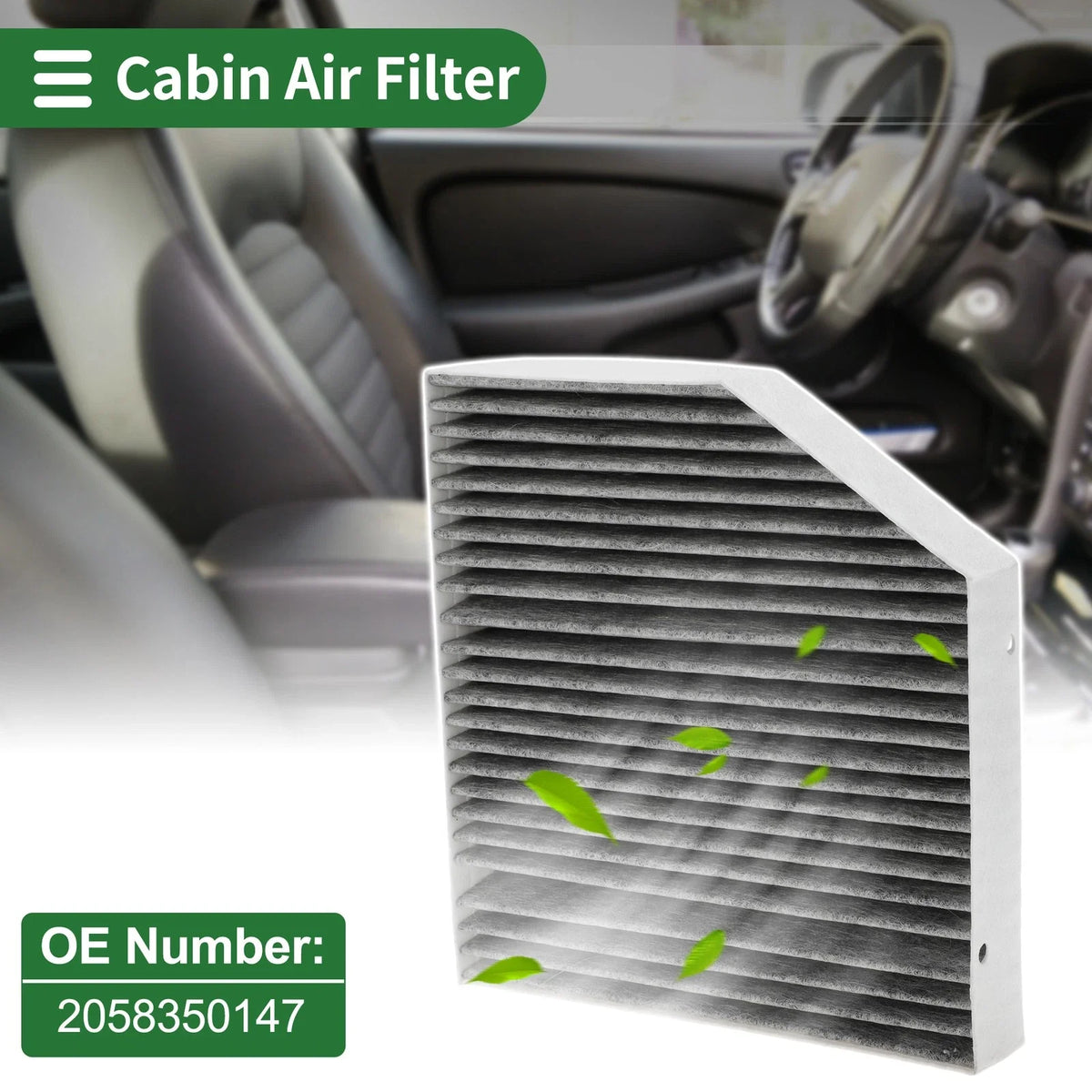 Cabin Air Filter for Mercedes-Benz AMG GT (C192) (2024) 2058350147