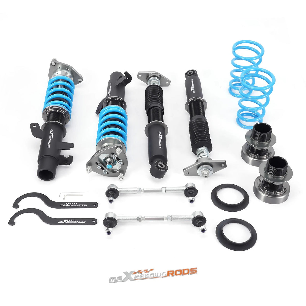 24 Level Adjust Coilovers Struts Shock Suspension Kit for Ford Focus ST (2013–2018) - ZA7086