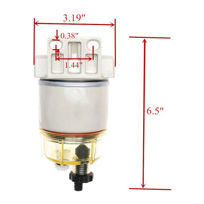 2X R12T Water Separator Filter for Marine Spin-on Diesel Fuel (120AT)