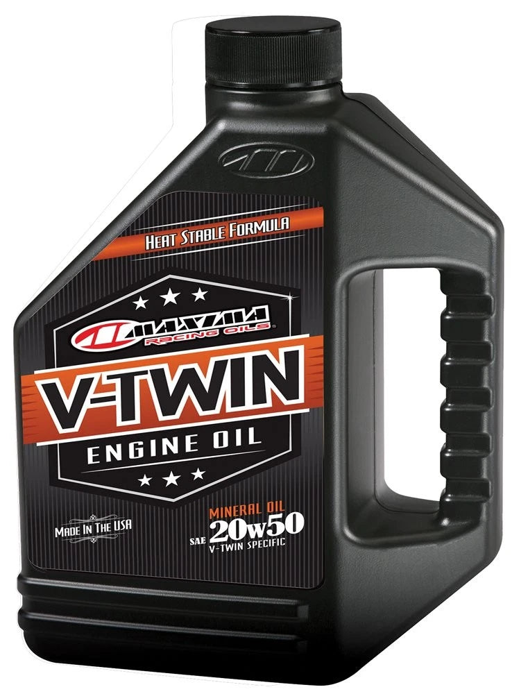V-Twin Mineral 20W50 Oil for Motorcycle (128 Ounces)