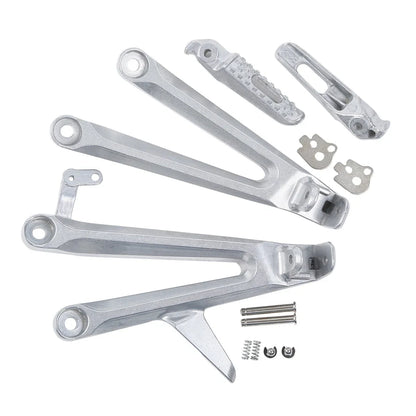 Set of 2 Passenger Footrests Footpegs Bracket for Honda CBR1000RR (2004–2007)