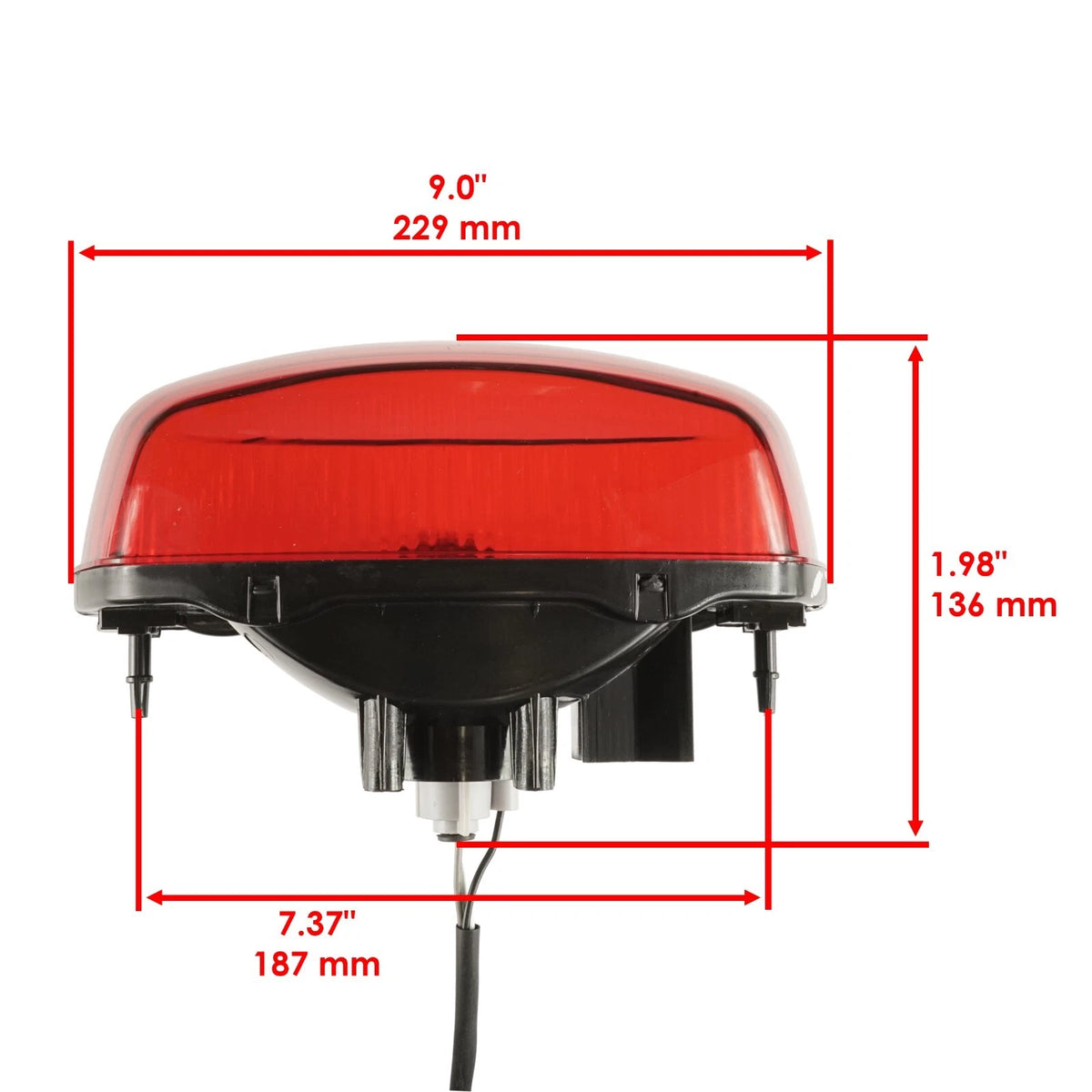 Celox Rear Brake Taillight for Suzuki Ozark 250 (2002–2004) LT115AA1005, 35710-03G20, 35710-03G00