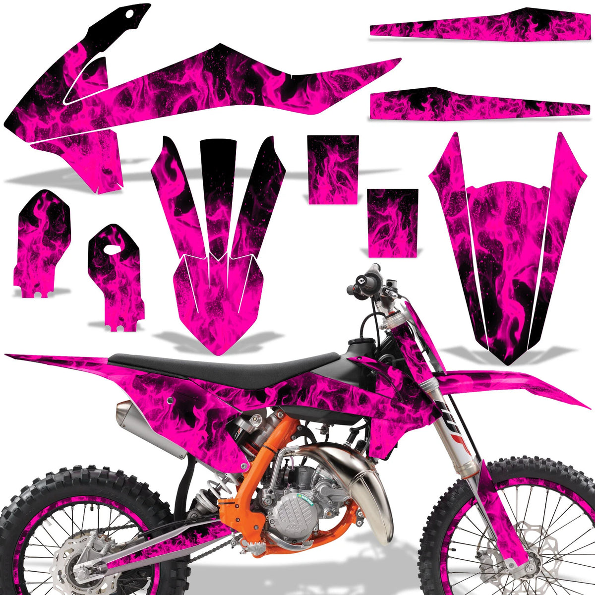 Graphic Stickers +#PLT/RIM Decals for KTM SX85 (2018–2024)