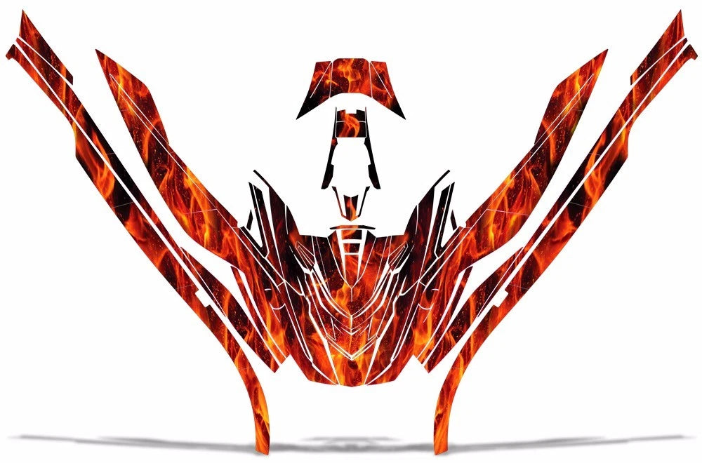 Graphics Kit Decal for Yamaha WaveRunner GP 1800 (2017–2020) ICE ORANGE