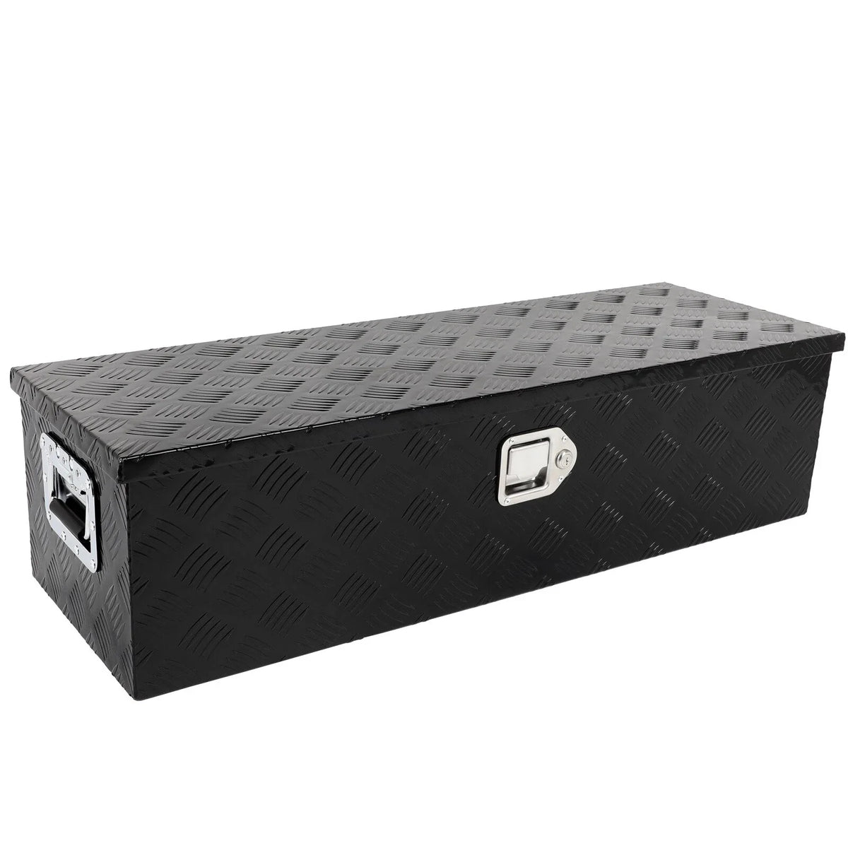 39" Black Aluminum Pickup Truck Tool Box Storage