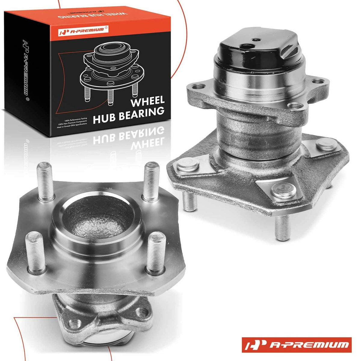 2X Rear Wheel Hub & Bearing Assembly for Nissan Cube (2009–2014) 43202EL000, 512538