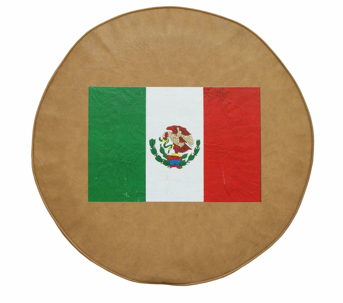 15" Spare Tire Cover for (TC131) - Mexican Flag, Heavy Duty Vinyl