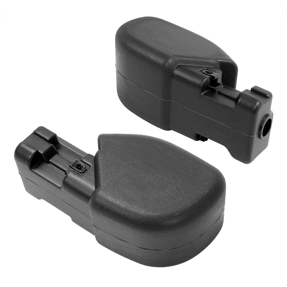 Set of 2 Front Bumper End Caps for Jeep Wrangler TJ (1997–2006) - CON-A000000377, 55155757AB, 55155757AA, CH1004128