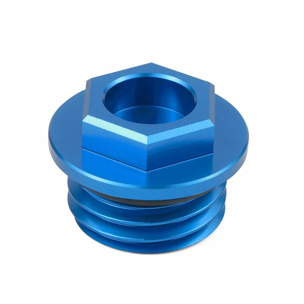 CNC Oil Filler Plug Cap for Husqvarna TC50 TC65 TC85 TC125 TC250 (2014–2019) Blue