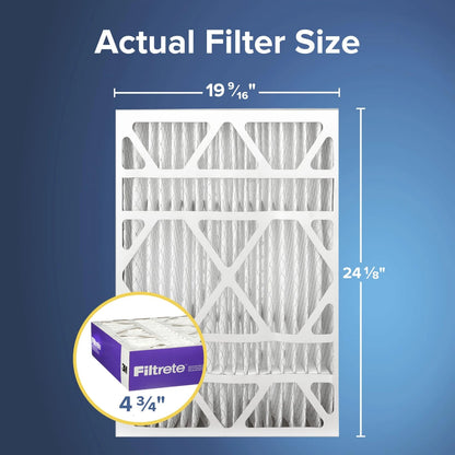Filtrete 20x25x5 Air Filter MERV 12 (4.7" x 24.2" x 19.6")