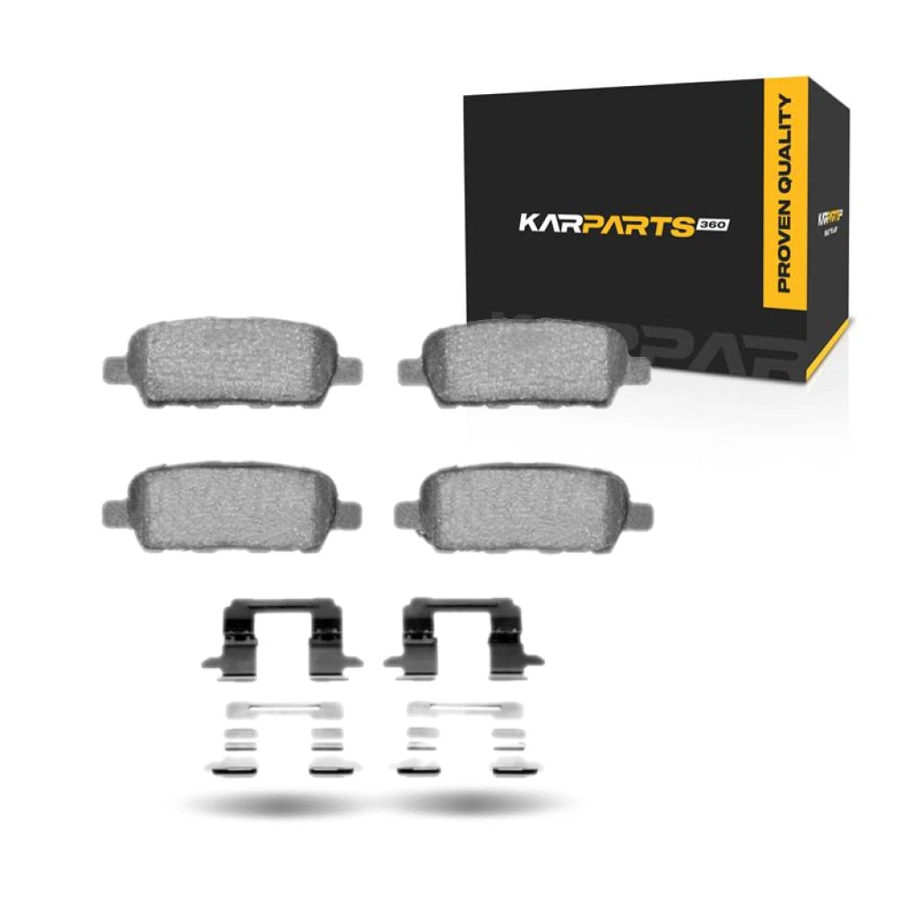 Set of 4 Rear Ceramic Disc Brake Pads for Suzuki Grand Vitara (2009–2017) ALX-PAU-DF-1551-0905-03-CLA32