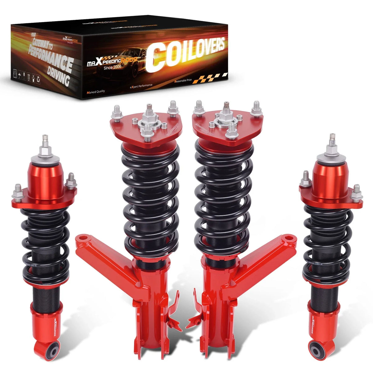 Coilover 24 Way Damping Suspension Shocks Kit for Honda Civic (2001–2005)