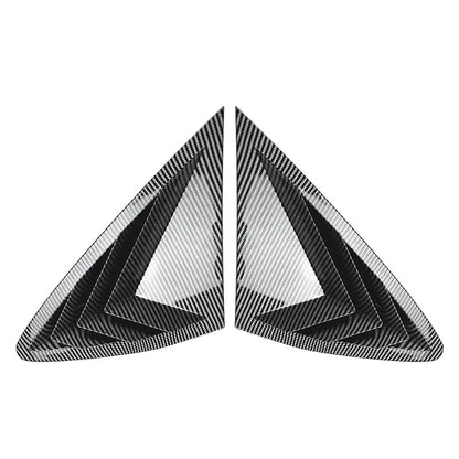 Rear Window Louver Shutter Trim for Benz GLC-Class Coupe C253 (2016–2022) Carbon Black