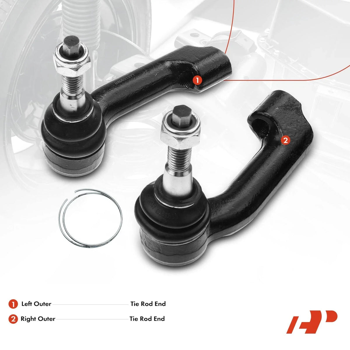 5X Rack & Pinion Hub Bearing Tie Rod End Kit for Ford F-150 (2009–2010)