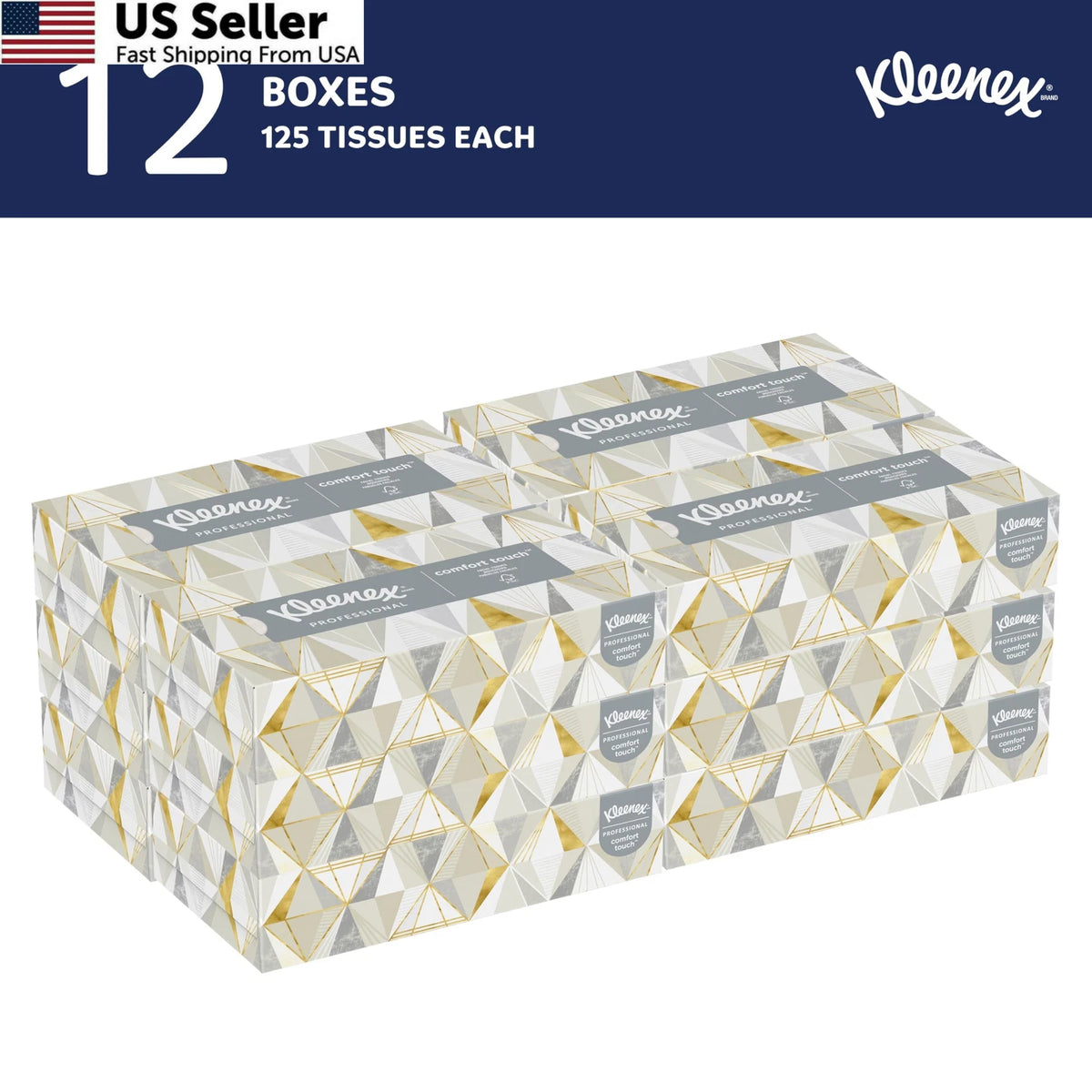Kleenex Professional Facial Tissue for (Pack of 1500)