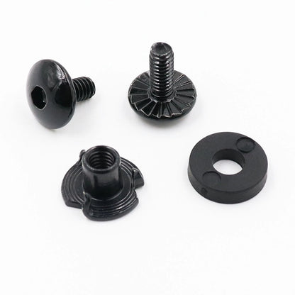 48-Piece Gun Holster Screws and Black 3 Prong T-Nuts Kit