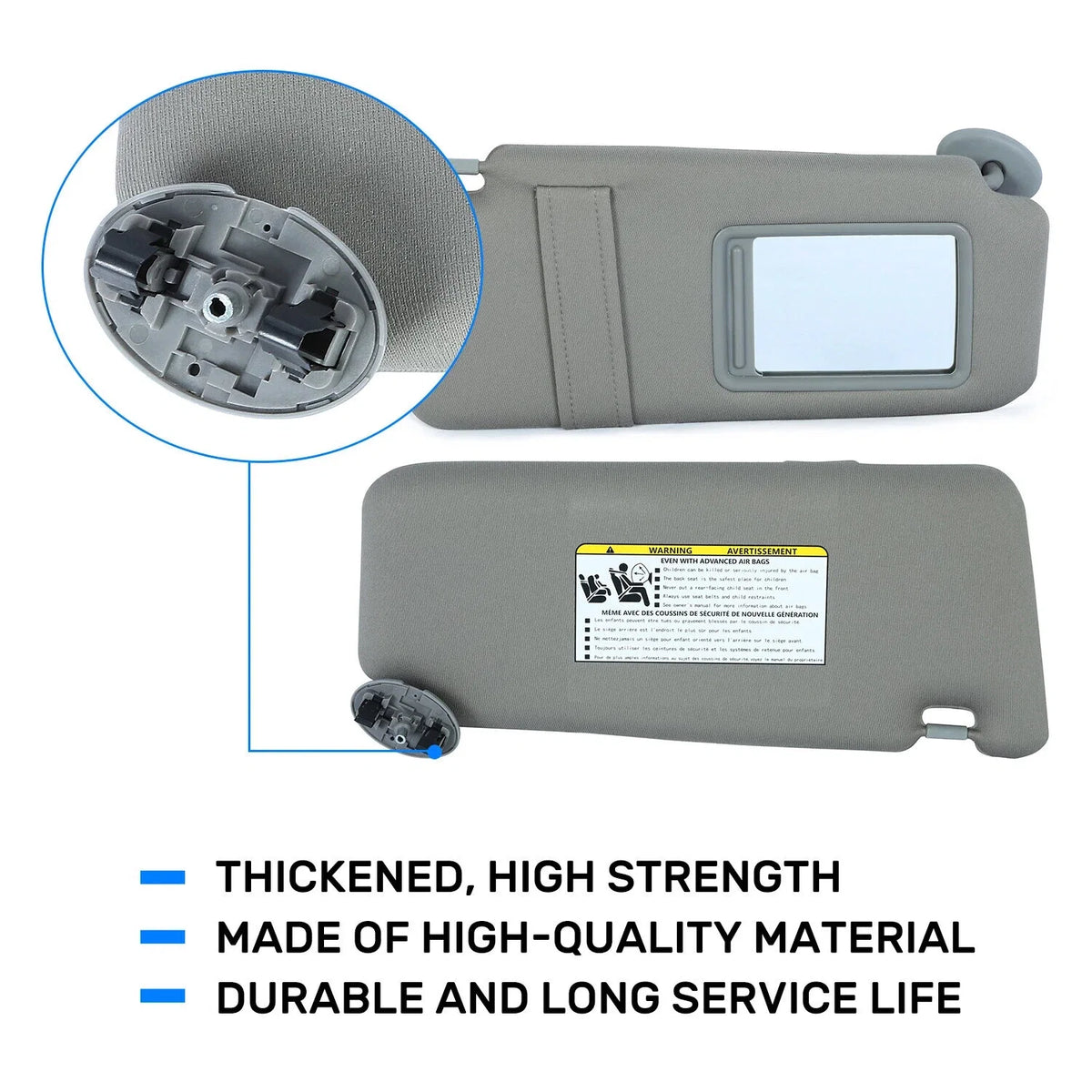 Sun Visor Pair for Toyota Camry (2007–2011) Left & Right Side with Sunroof