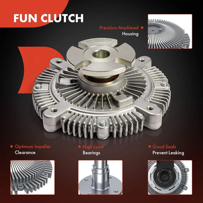 Engine Cooling Fan Clutch for Chevrolet S10 Blazer Astro GMC S15 Jimmy (1983–2005)