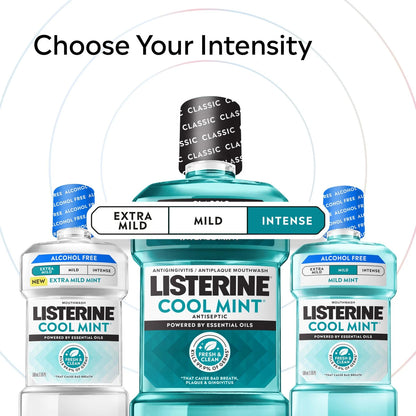 Pack of 2 Listerine Mouthwash Cool Mint Antiseptic 33.81 Fl Oz