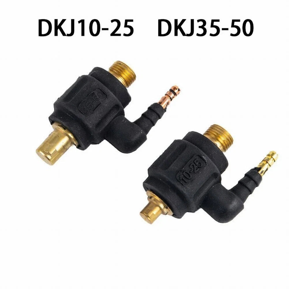 Adapter Welding Gas Black Connector for DKJ10-25/DKJ35-50