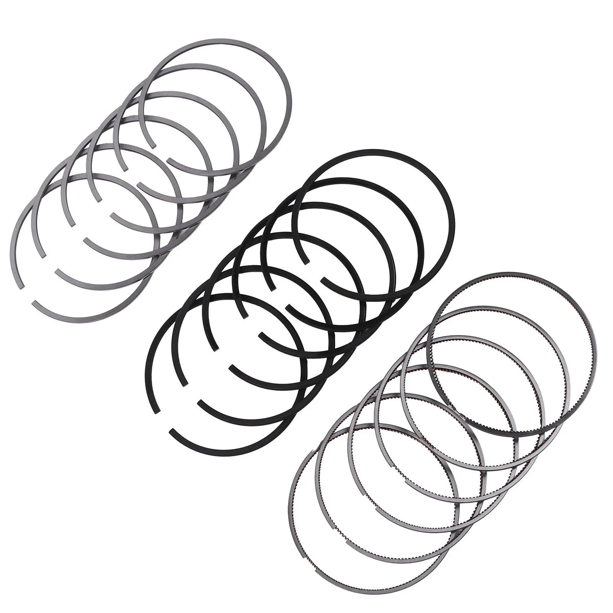 Set of 4 Piston Rings for Jeep Grand Cherokee, RAM 1500 EcoDiesel (2014–2020) - 68147230AA