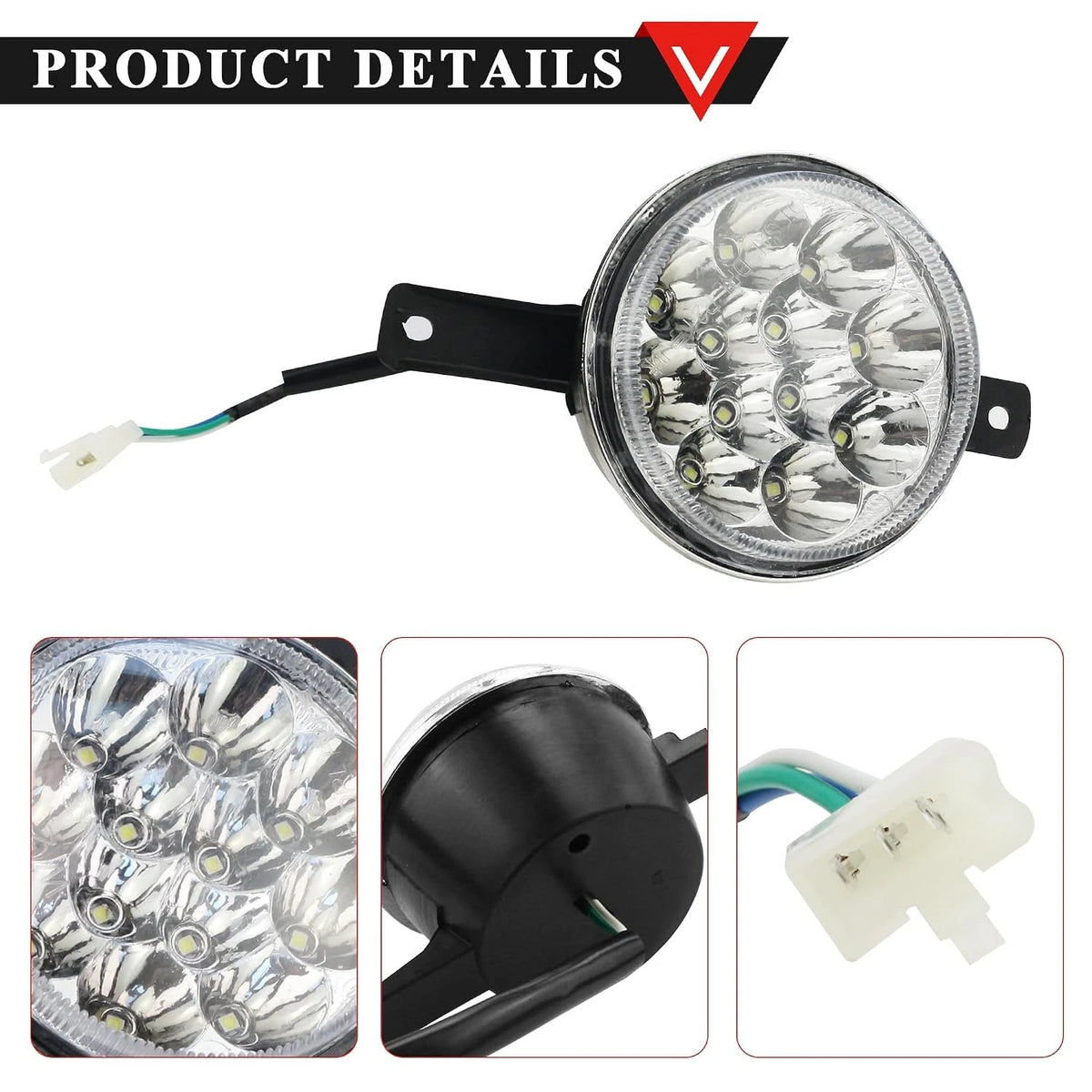 12V LED Headlight Tail Brake Light for 110cc 125cc 150cc 200cc Motorcycle