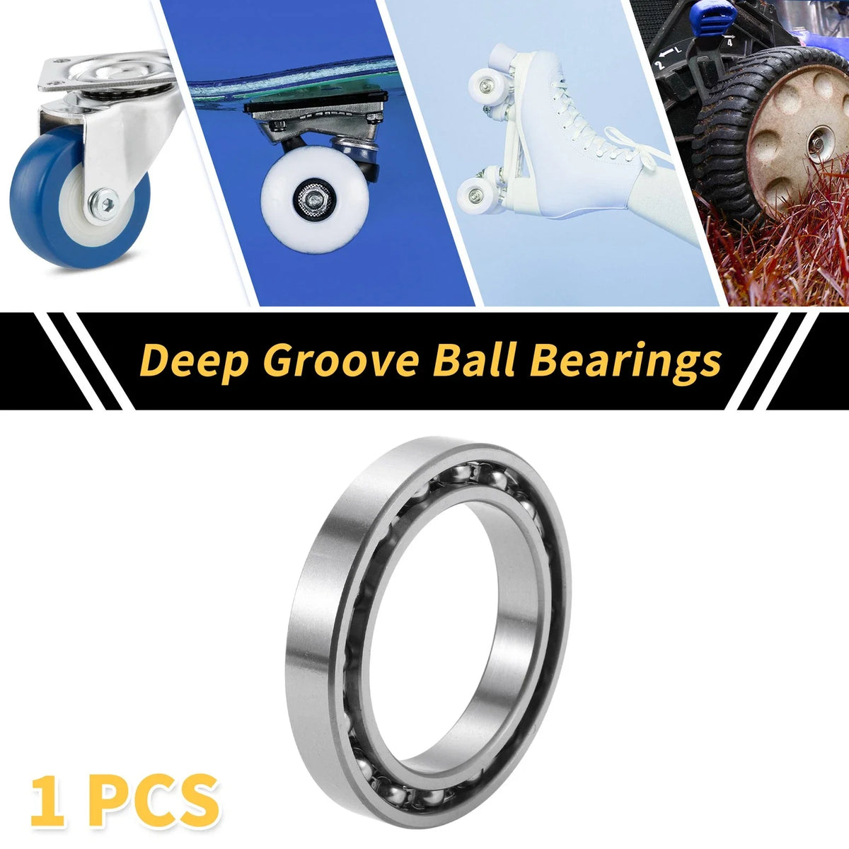 Deep Groove Ball Bearing 70x100x16mm for Scooter Skateboard (1 Pcs)