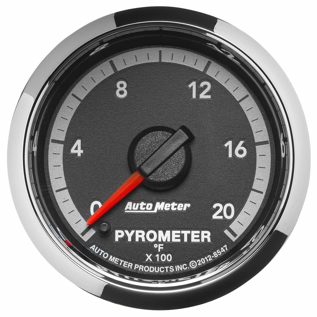 AutoMeter Pyrometer EGT Gauge 52.4mm for Ram 2500/3500 (2011–2015) TLX-atm8547-CL360A73