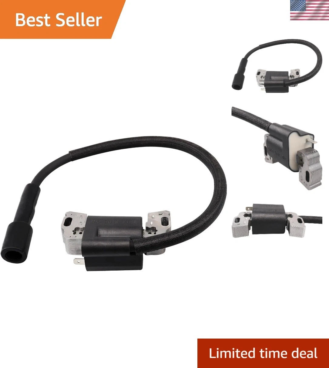 Ignition Coil & Spark Plug for Briggs & Stratton Lawn Mower Engines
