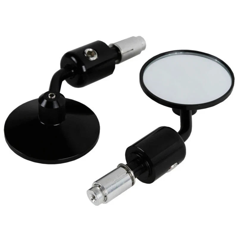3" Round Rearview Mirrors for Harley (Fits 7/8" Handle Bars)