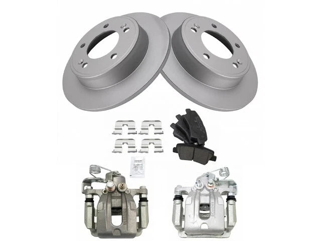 Set of 4 Brake Pads Rotors Calipers for Hyundai Elantra Coupe (2013–2014) 13519SGKF
