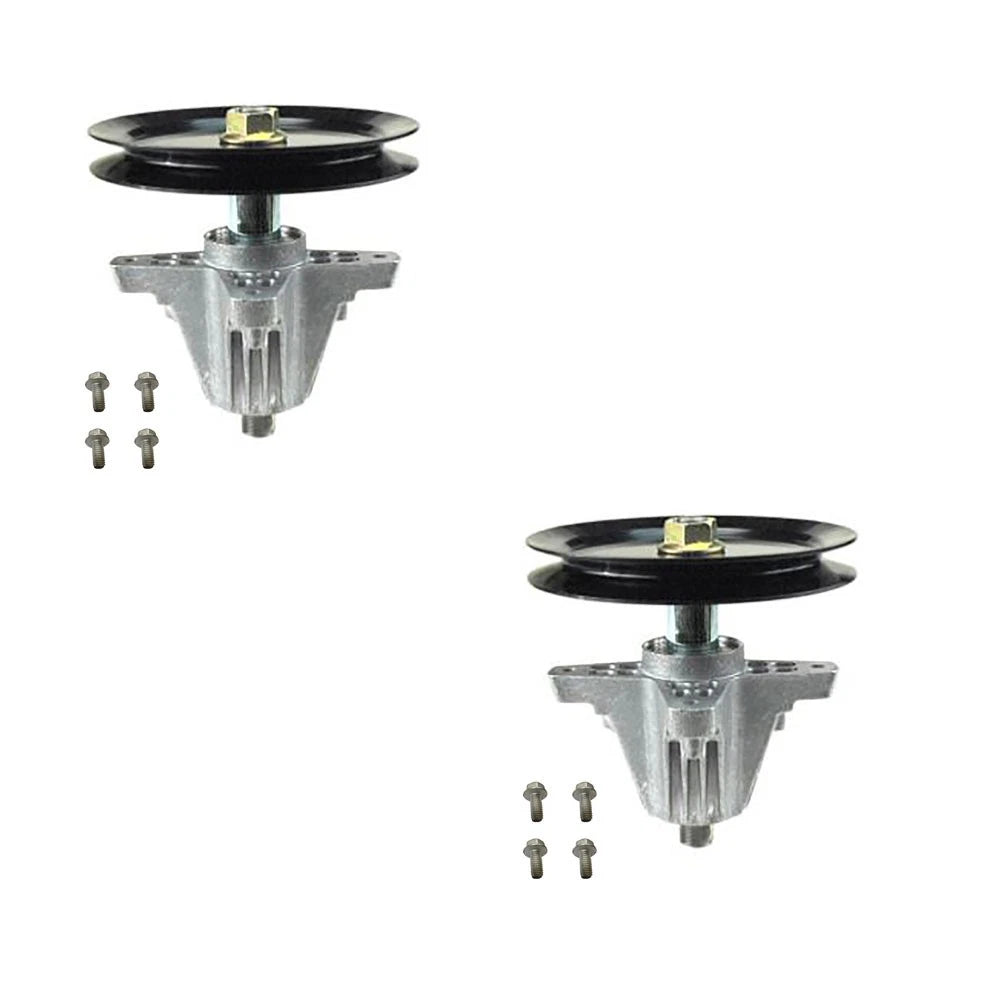 2X Mower Deck Spindle with Pulley and Bolts for MTD (Fits )