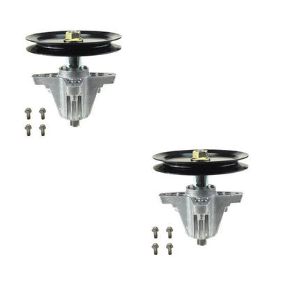 2X Mower Deck Spindle with Pulley and Bolts for MTD (Fits )
