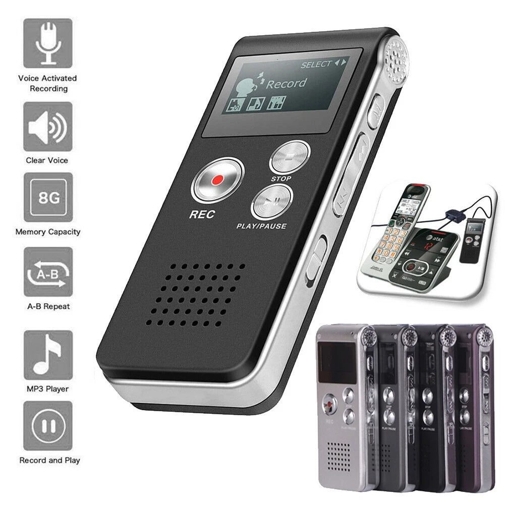 Digital EVP Voice Activated Recorder for Ghost Hunting