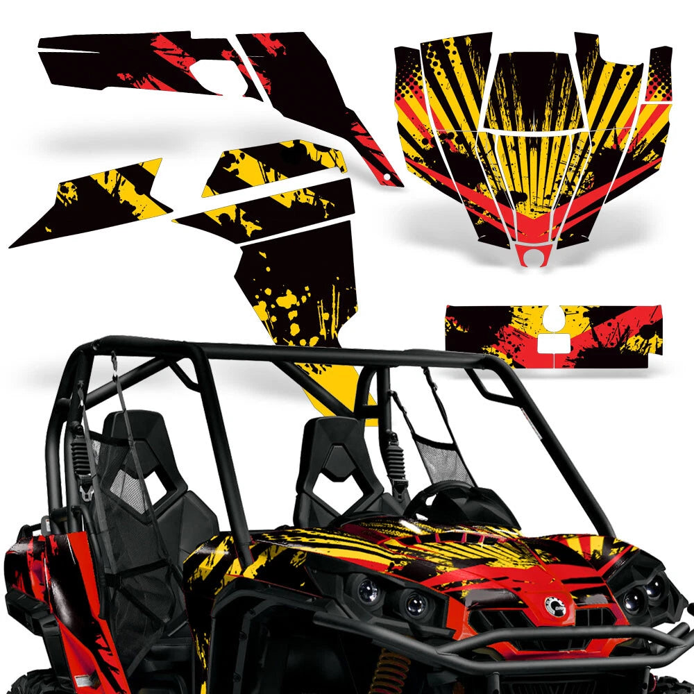 UTV Graphics Decals Stickers for Can-Am Commander 800 1000 (2010–2020)