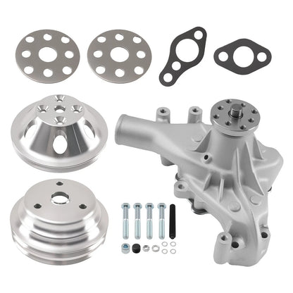 Water Pump with Pulley for Small Block Chevy 283 305 350 (1969–1987)