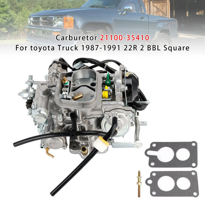 Carburetor 21100-35410 for Toyota Truck (1987–1991) 22R 2 BBL Square