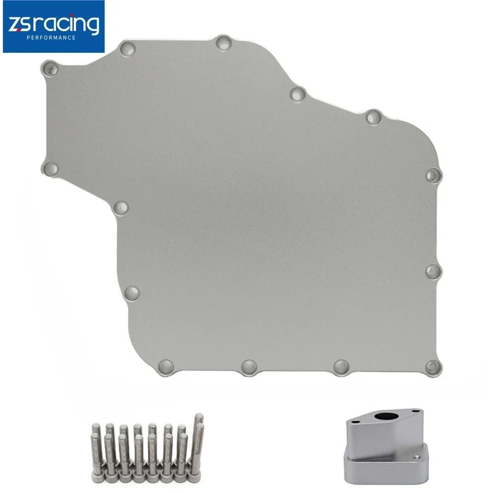 Silver Low Profile Oil Pan with Pick Up for Suzuki GSXR 1300 Hayabusa (1999–2011)