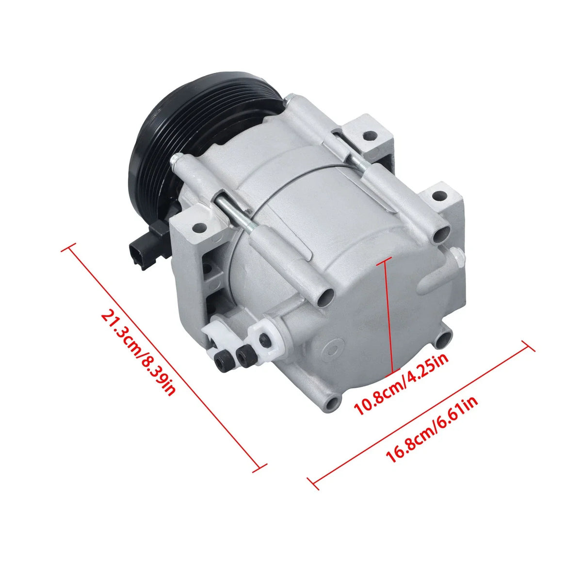 A/C Compressor for Ford E-150 E-250 E-350 E-450 Super Duty (2007–2019)