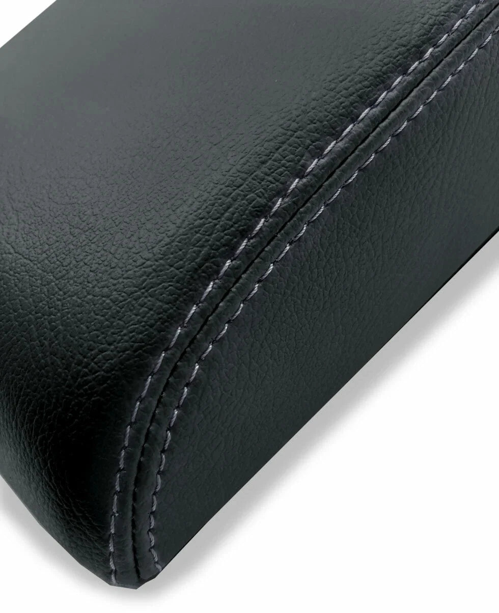 Center Console Lid Armrest Cover for Subaru Legacy (2015–2019) Gray Stitch