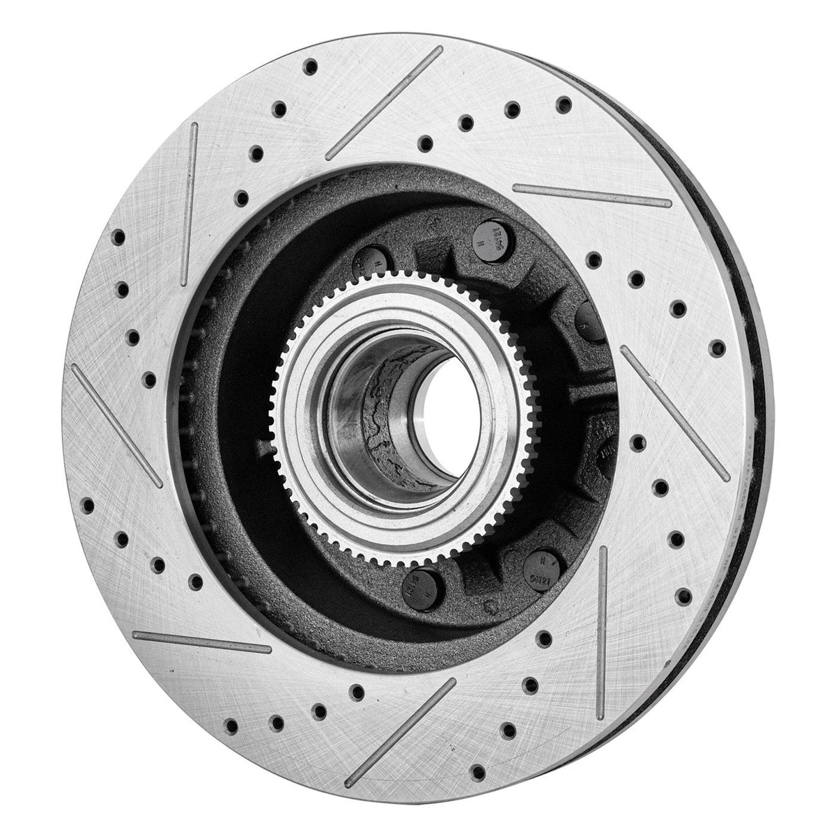 Disc Brake & Pad Kit for Ford F-250 Super Duty (2010–2012) Cross-drilled
