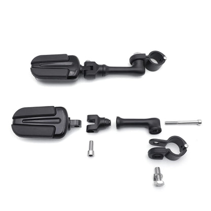 4.5" Black Slipstream Footpegs 1-1/4" for Yamaha Road Star Warrior (2002–2009)