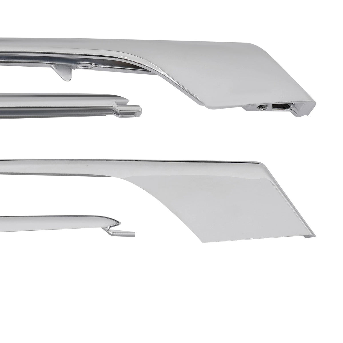 Chrome Trim Front Bumper Fog Light Molding for Tesla Model X (2016–2021) 1049610-00-F