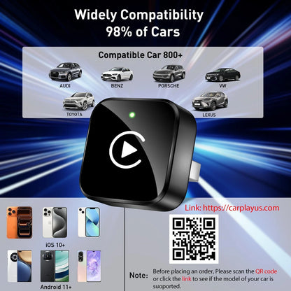 Wireless CarPlay Adapter for Mini (2026)
