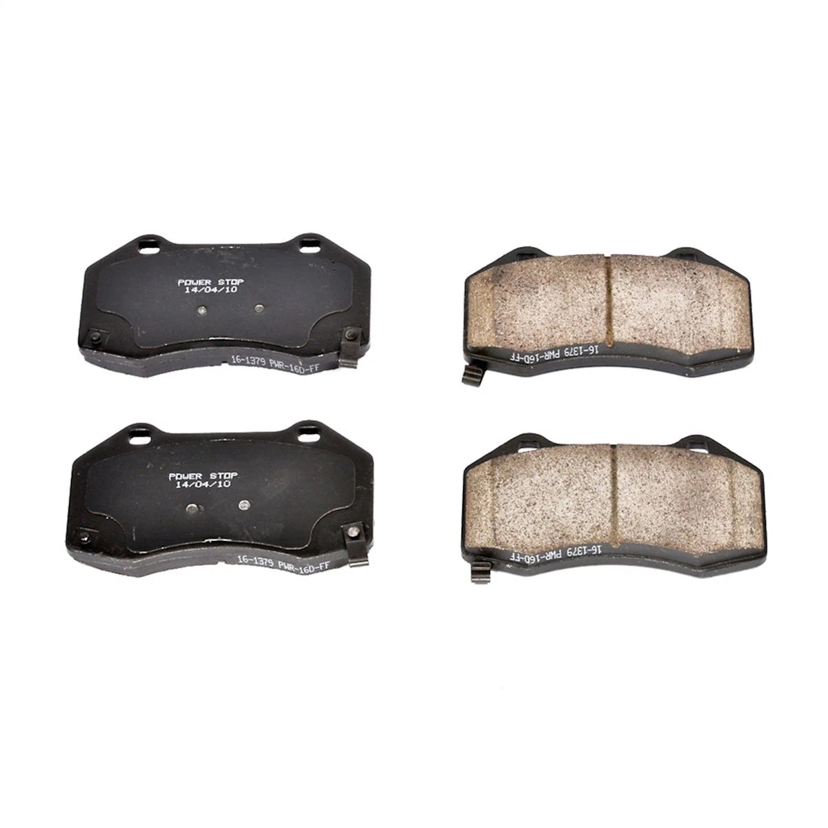 2X Powerstop Brake Pad Sets for Chevy Cobalt (2008–2010) 16-1379, SSCP1379