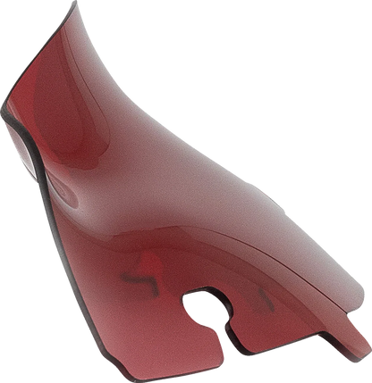 Klock Werks 4" Kolor Flare Sport Windshield for FLH (KWW-01-0677) - Red