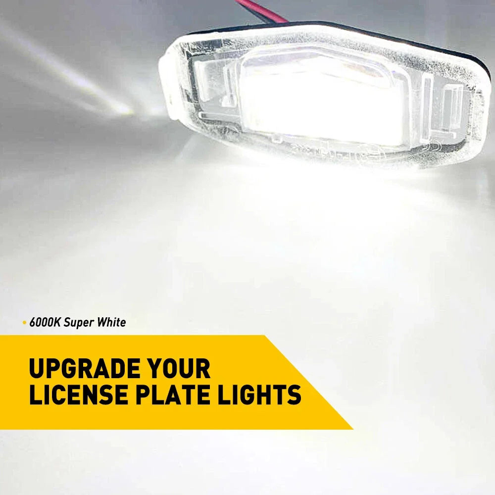 LED License Plate Light Housing for Honda Accord Civic Acura TSX TL ILX