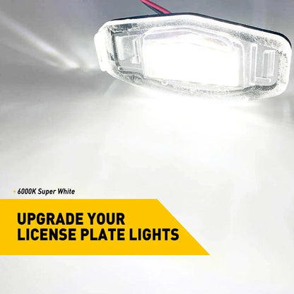 LED License Plate Light Housing for Honda Accord Civic Acura TSX TL ILX