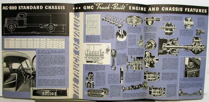 Original Sales Brochure for GMC Series 800 7 Ton AC & AF Truck (1938–1940)